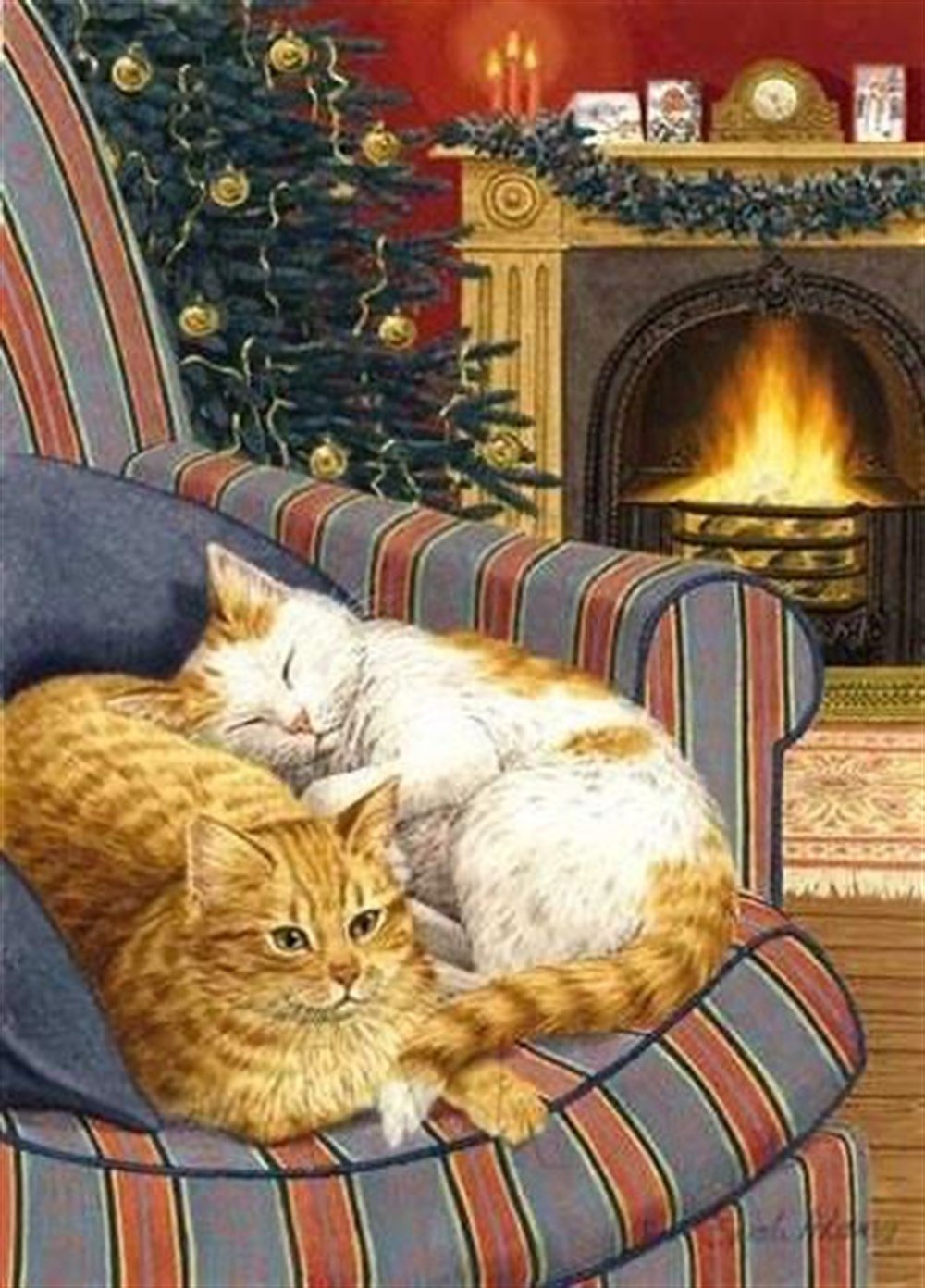 Marcel Sanat Elmas Mozaik Puzzle Tablo Yılbaşı Serisi 41x58 cm