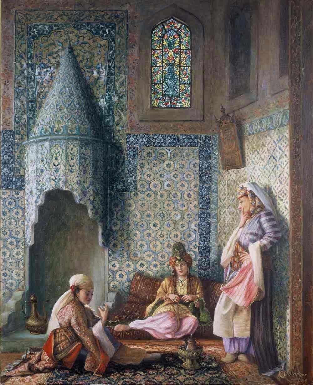 Marcel Sanat Osmanlı Serisi Elmas Mozaik Tablo 53x66cm