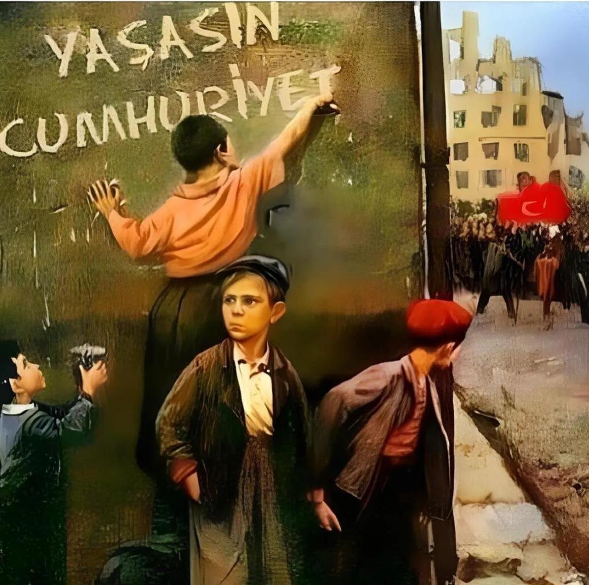 MİLLİMarcel Sanat Elmas Mozaik Tablo & Diamond Painting TurkeyM20176898Cumhuriyet Çocukları 50X50cm-Marcel Sanat Elmas Mozaik Tablo