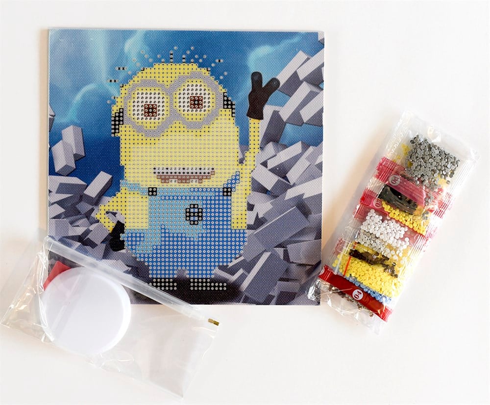 Minions Çocuk Elmas Mozaik 