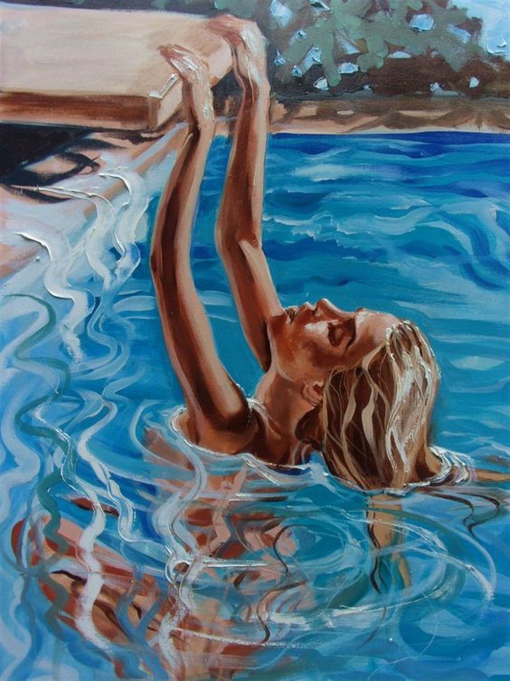 MODERNMarcel Sanat Elmas Mozaik Tablo & Diamond Painting TurkeyM20176425Suda Keyif Marcel Sanat Elmas Mozaik Tablo 51X69cm