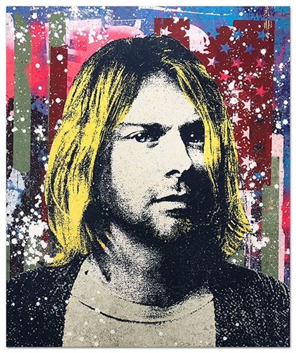 MODERNMarcel Sanat Elmas Mozaik Tablo & Diamond Painting TurkeyM20173590Kurt Cobain Marcel Sanat Elmas Mozaik Tablo 48x56cm