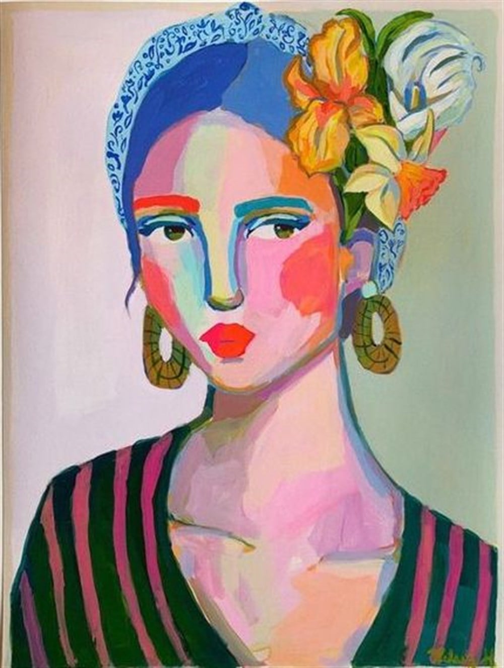 MODERNMarcel Sanat Elmas Mozaik Tablo & Diamond Painting TurkeyM20176357Tarz Kadın Marcel Sanat Elmas Mozaik Tablo 41x53cm