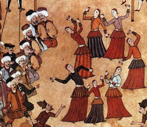 OSMANLIMarcel Sanat Elmas Mozaik Tablo & Diamond Painting TurkeyM20176794III.Ahmet'in Şehzadelerinin Sünnet Düğününde Köçekler 76X64cm-Marcel Sanat Elmas Mozaik Tablo