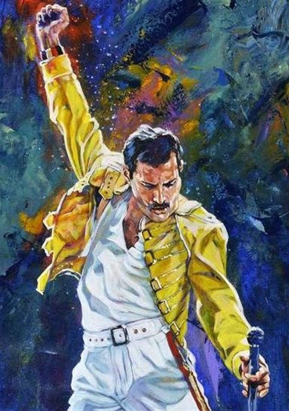 ÜNLÜMarcel Sanat Elmas Mozaik Tablo & Diamond Painting TurkeyM20176576Freedy Mercury Marcel Sanat Elmas Mozaik Tablo 51x71cm