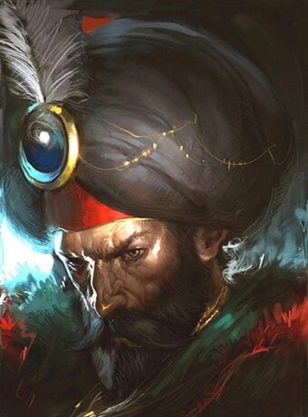 ÜNLÜMarcel Sanat Elmas Mozaik Tablo & Diamond Painting TurkeyM2073551Fatih Sultan Mehmet Marcel Sanat Elmas Mozaik Tablo 43x58cm