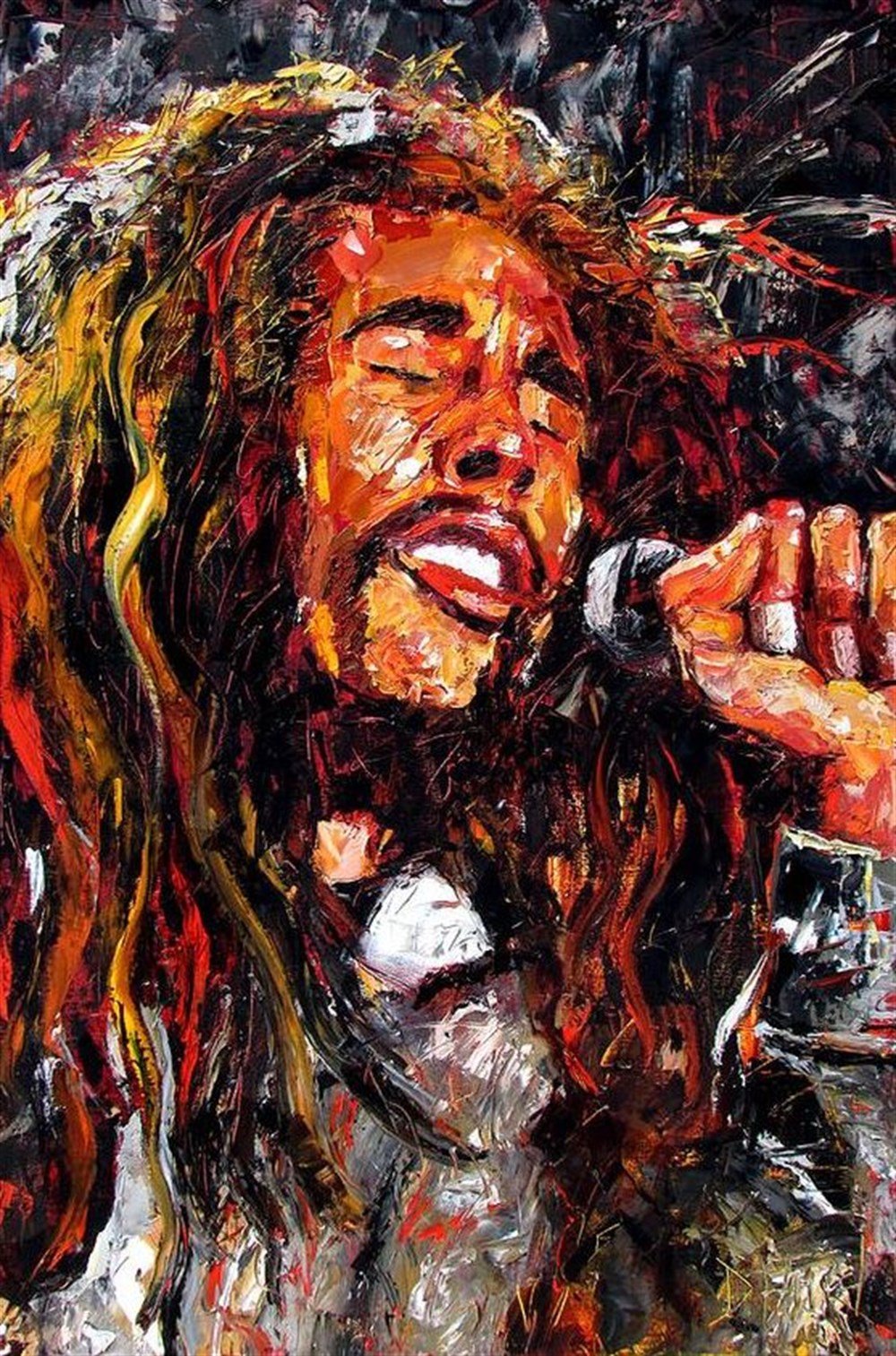 ÜNLÜMarcel Sanat Elmas Mozaik Tablo & Diamond Painting TurkeyM20176573Bob Marley Marcel Sanat Elmas Mozaik Tablo 51X76cm