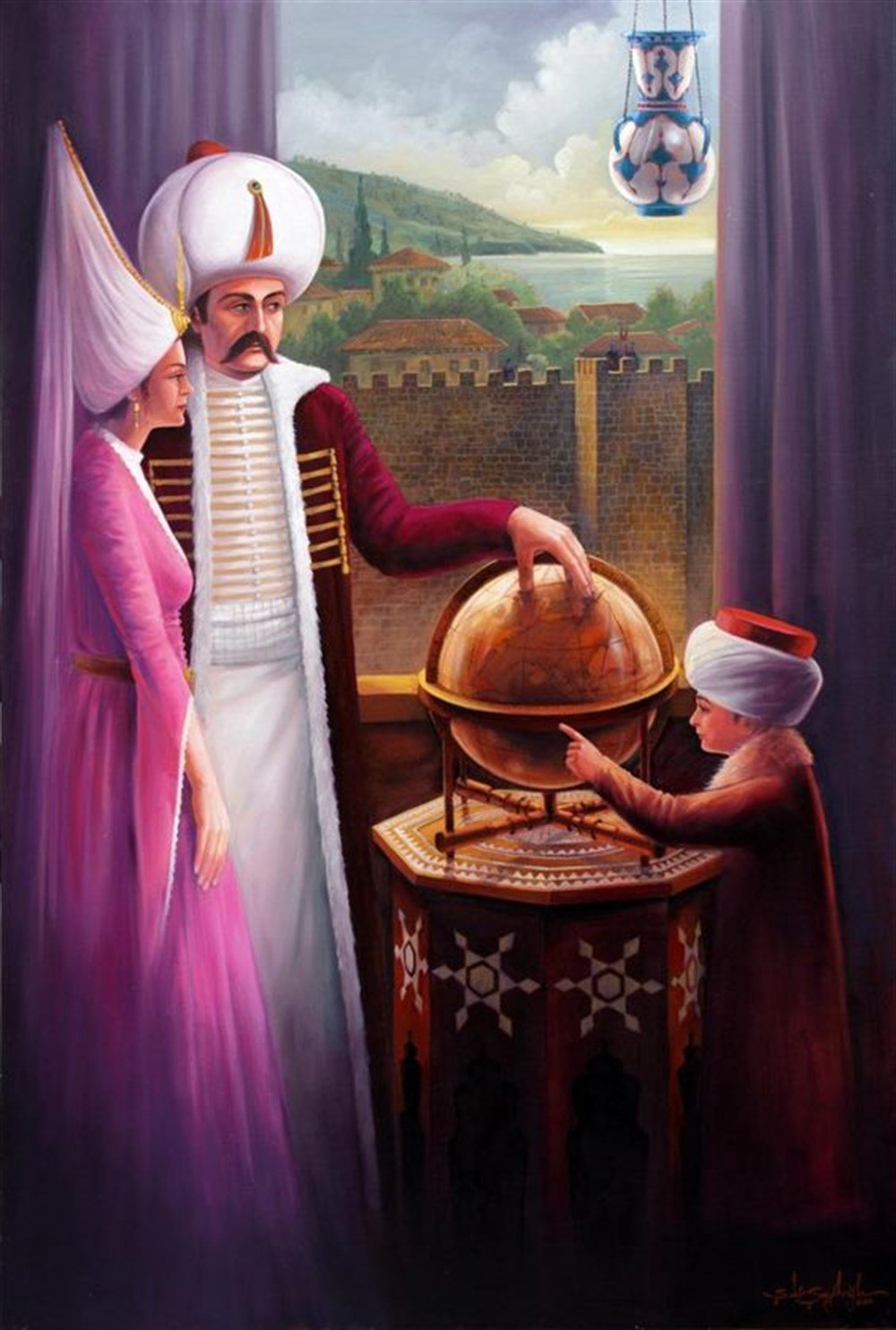 ÜNLÜMarcel Sanat Elmas Mozaik Tablo & Diamond Painting TurkeyM20173410Yavuz Sultan Selim Marcel Sanat Elmas Mozaik Tablo 46x69cm