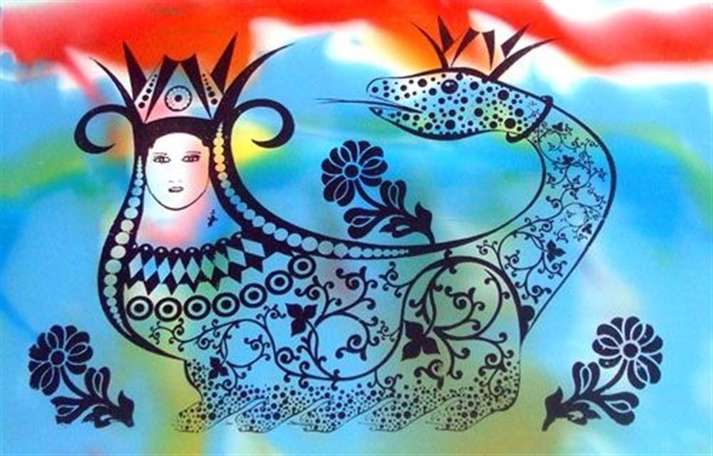 ÜNLÜMarcel Sanat Elmas Mozaik Tablo & Diamond Painting TurkeyM20173709Mavi Şahmeran Marcel Sanat Elmas Mozaik Tablo 79X51cm