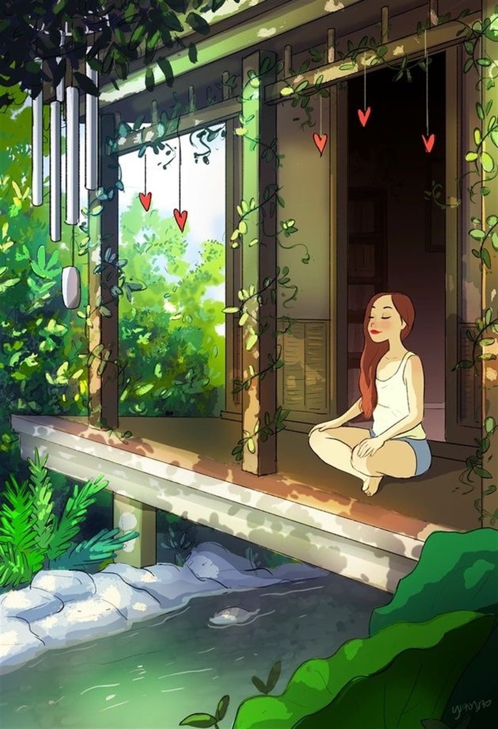 Yoga Meditasyon Saati Elmas Mozaik Tablo 35x50cm