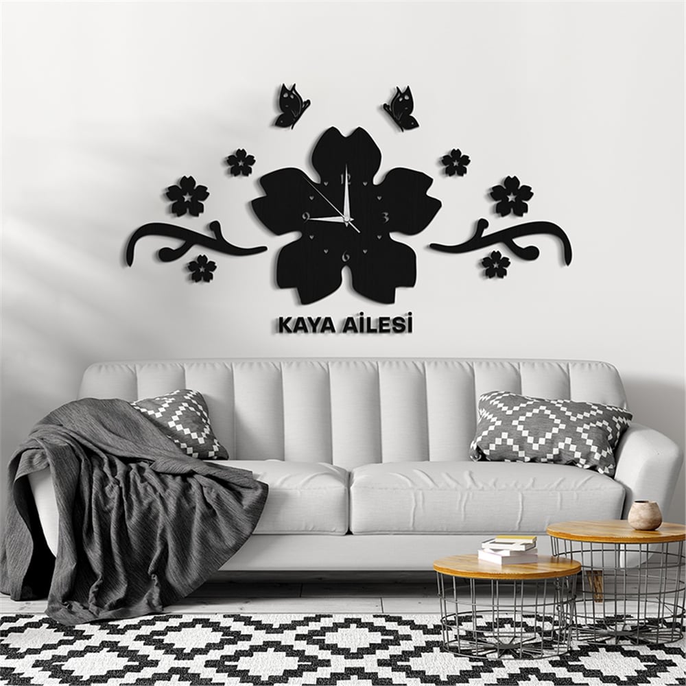 Dallı Çiçek Saat