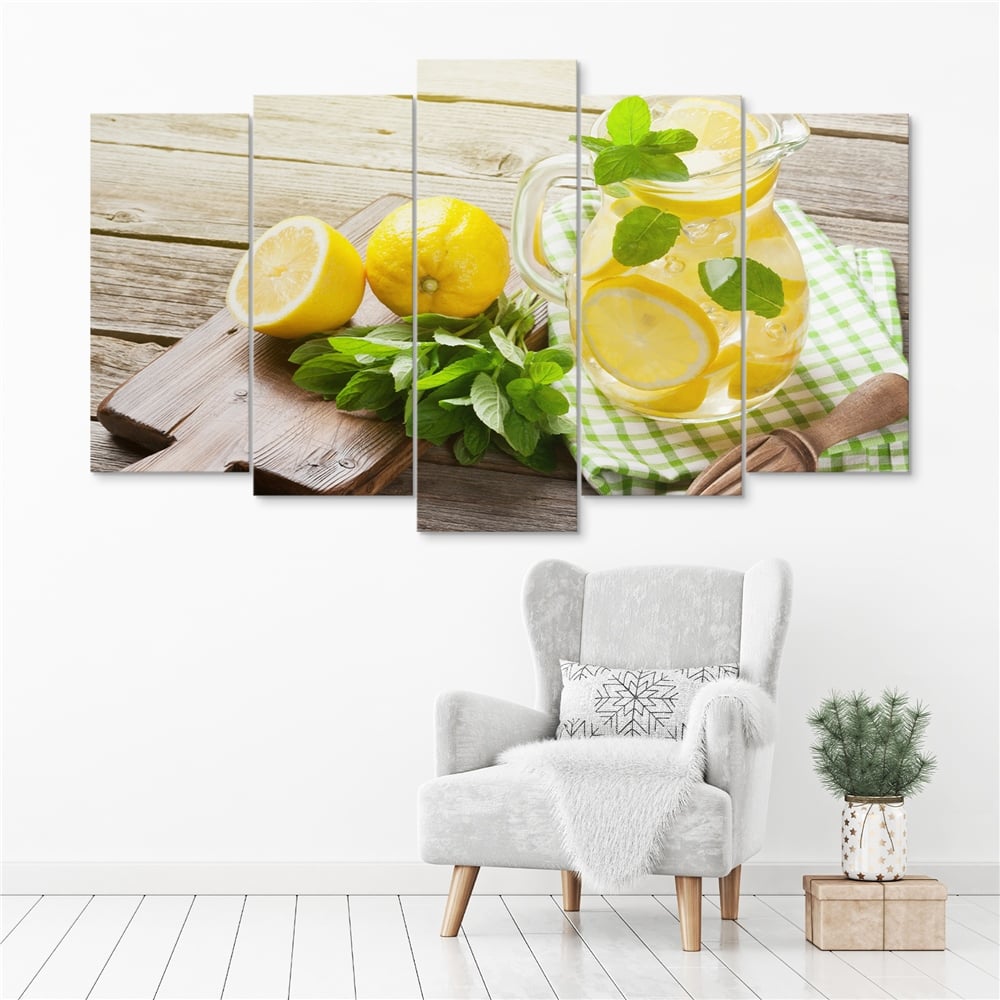 Kreatif 5 Parça Dikdörtgen Tablo