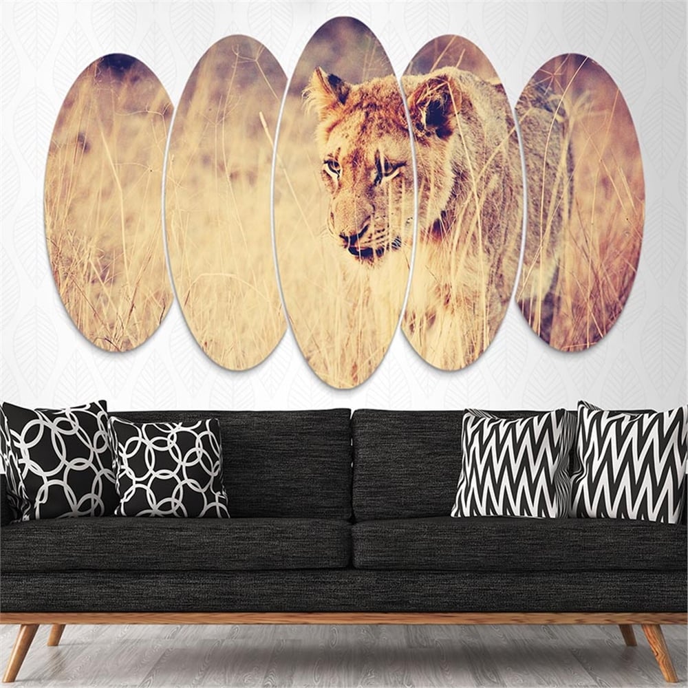 Kreatif 5 Parça Oval Tablo