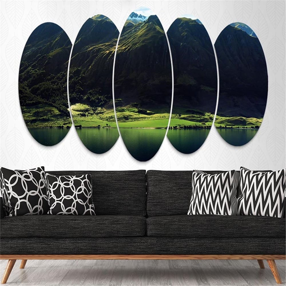 Kreatif 5 Parça Oval Tablo