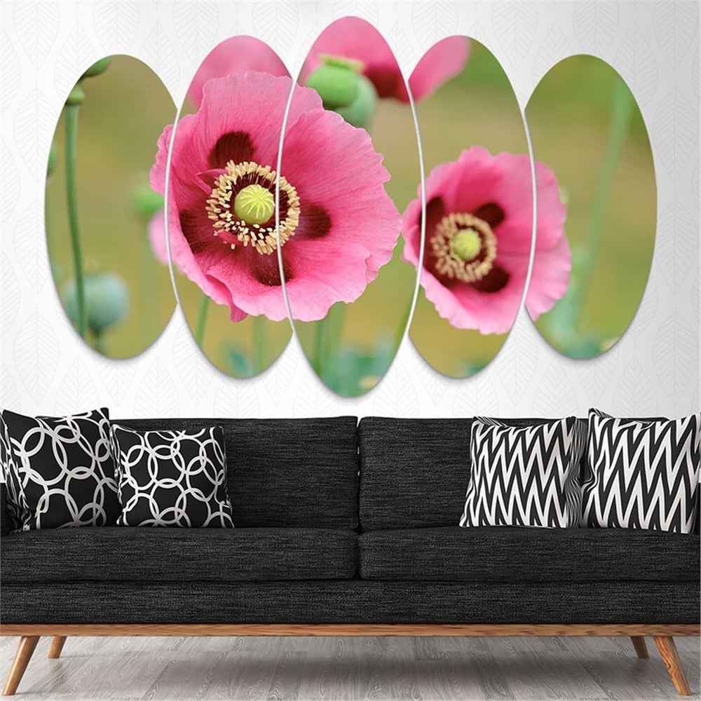 Kreatif 5 Parça Oval Tablo
