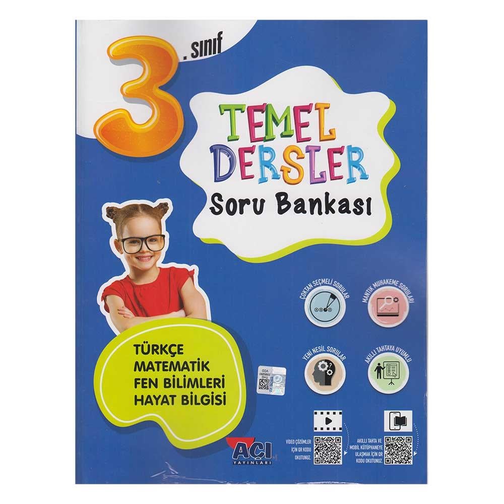 AÇI YAYINLARI /  3.SINIF TEMEL DERSLER (4300) SORU BANKASI(YENİ)
