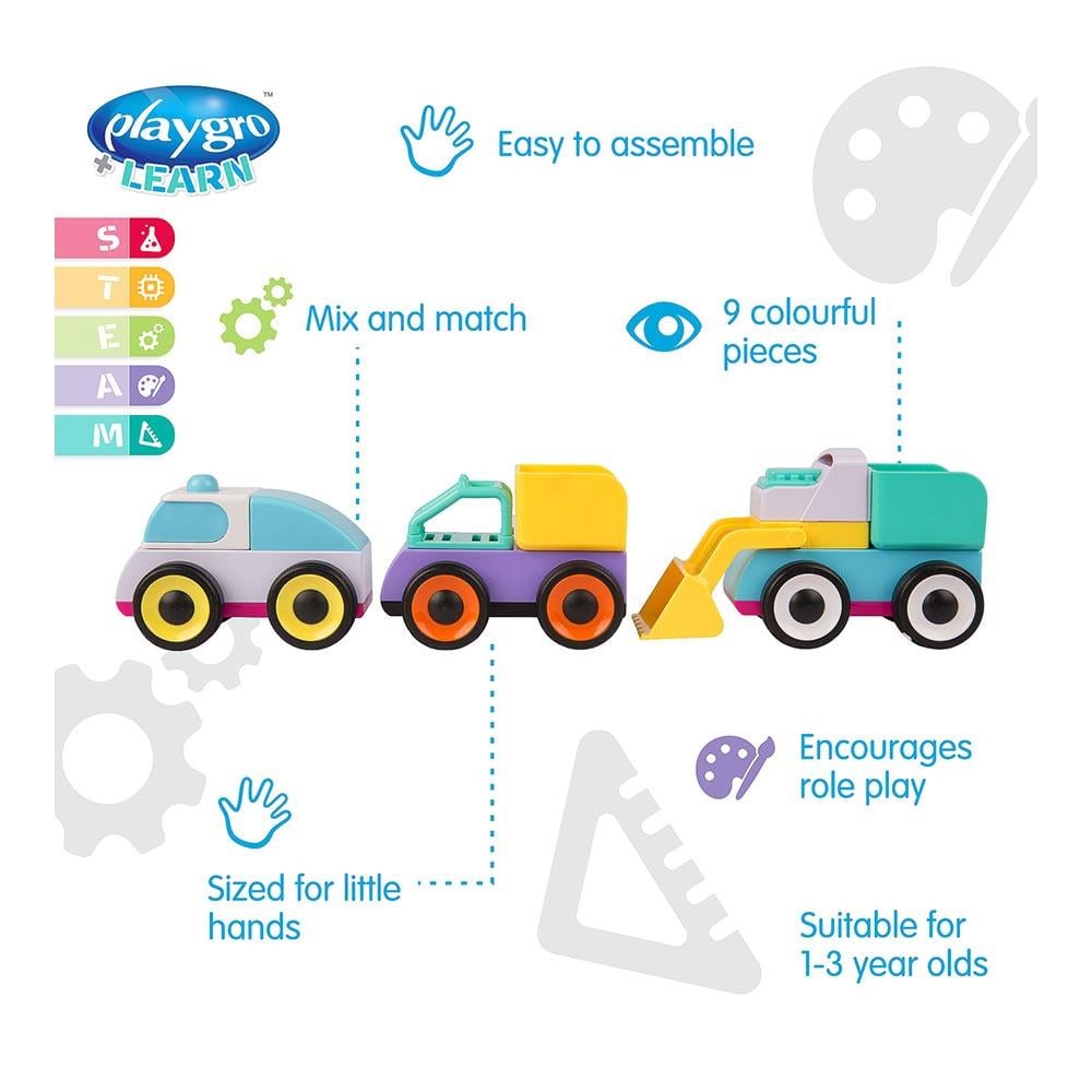 ADEL PLAYGRO STEAM MİX & MATCH ARABALAR 0000181