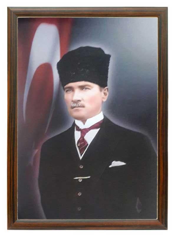 AKYAZI 0949 50X70 ATATÜRK POTRESİ MDF ÇERÇEVE