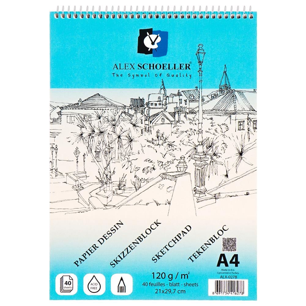 ALEX ALX-0278 SPR ESKİZ BLOK A4 120GR 40YP