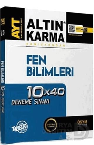 ALTIN KARMA /   AYT  FEN BİLİMLERİ 10X40 DENEME SINAVI