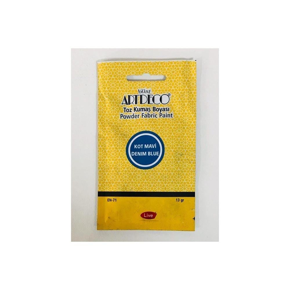 ARTDECO 010T-1109 TOZ KUMAŞ BOYASI 13GR MAVİ
