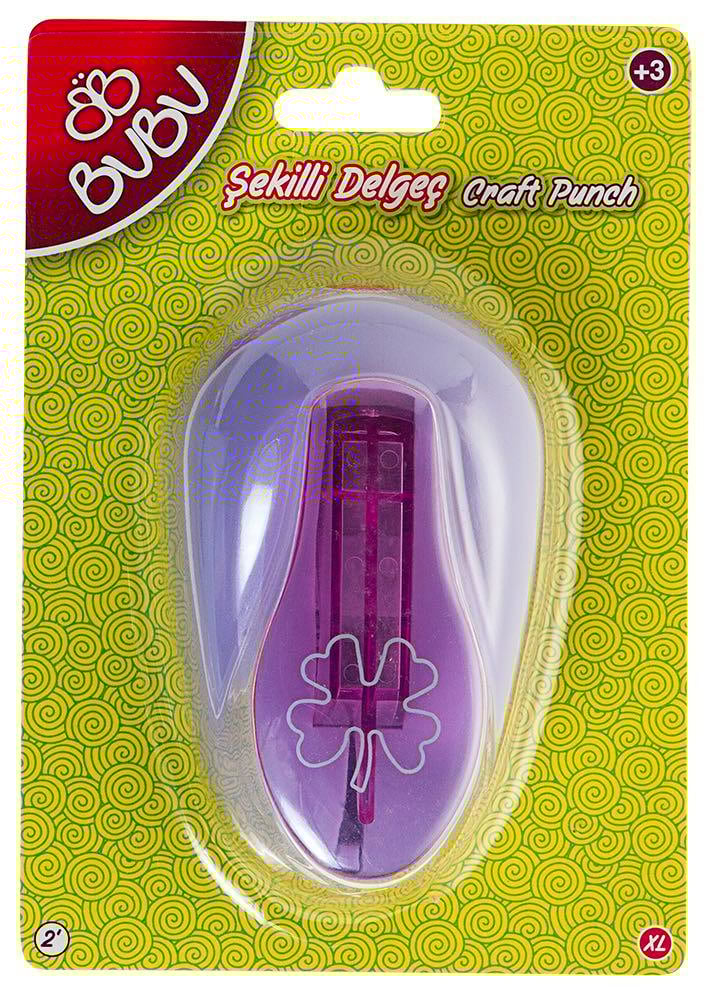 BU-BU DE0008 ŞEKİLLİ EVA VE KAĞIT DELGEÇ YONCA 2