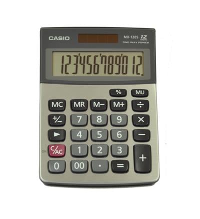 CASIO MX-120 B HESAP MAKİNASI 12 HANE MASA TİPİ