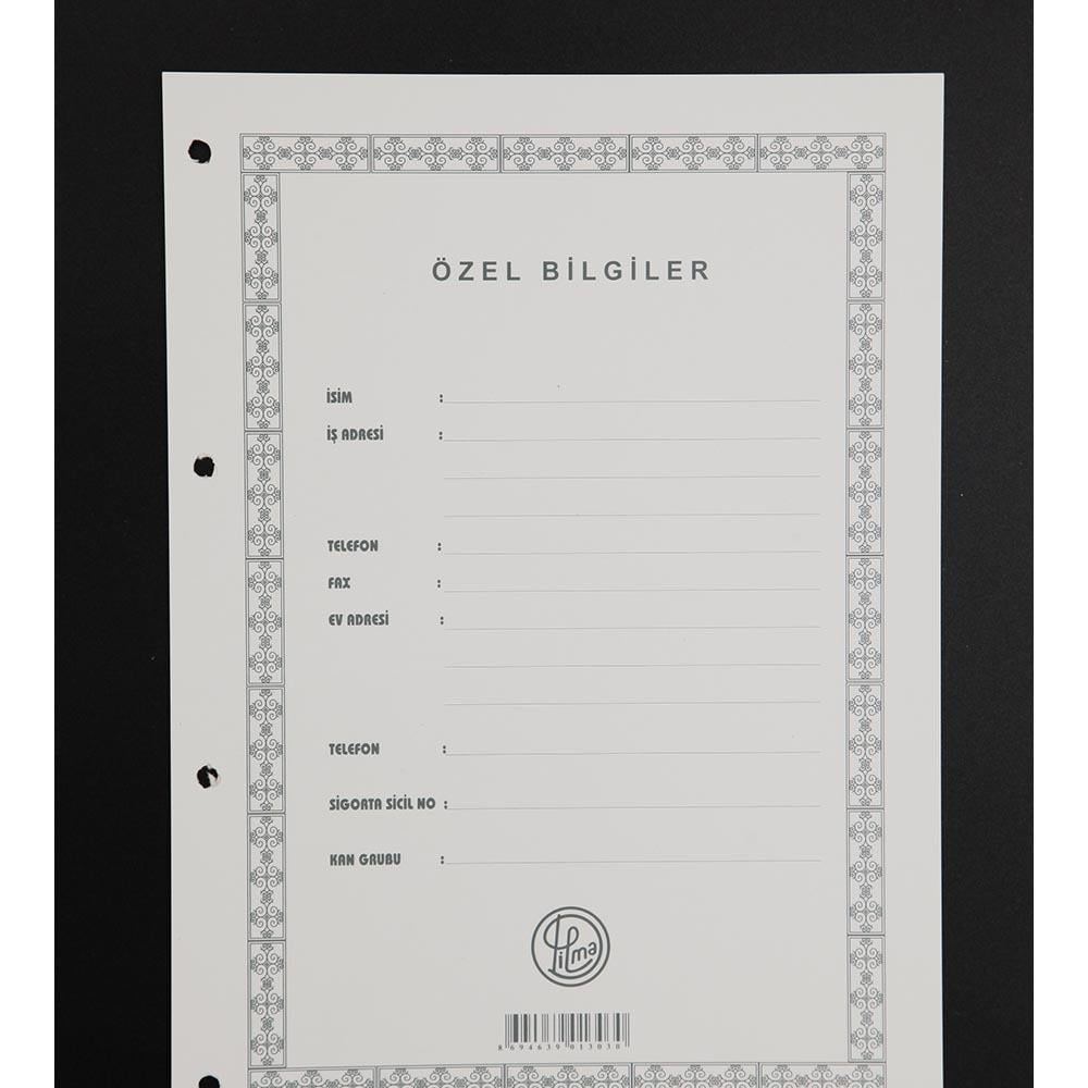 DİLMAN A4 CARİ HESAP KLASÖR YEDEĞİ