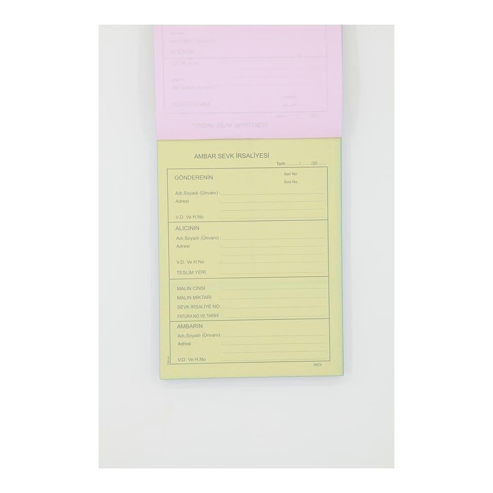 DİLMAN AMBAR SEVK İRSALİYESI 2X50 3N OTOKOPİLİ