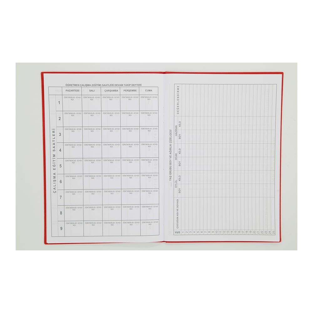 DİLMAN ANAOKULU SINIF DEFTERİ PP KAPAK