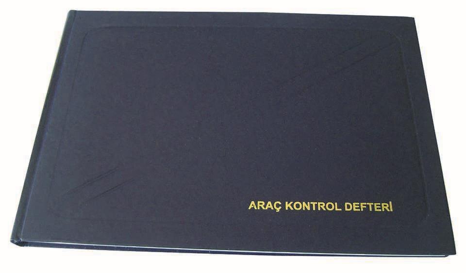 DİLMAN ARAÇ KONTROL DEFTERİ 96YP