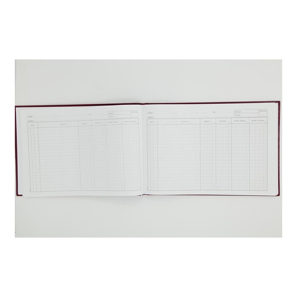 DİLMAN CARİ HESAP DEFTERİ YAN 17X24 192YP