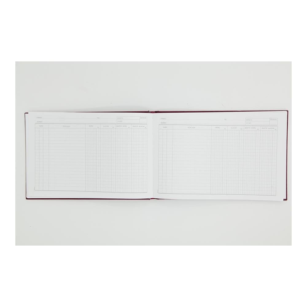 DİLMAN CARİ HESAP DEFTERİ YAN 20X28 96YP
