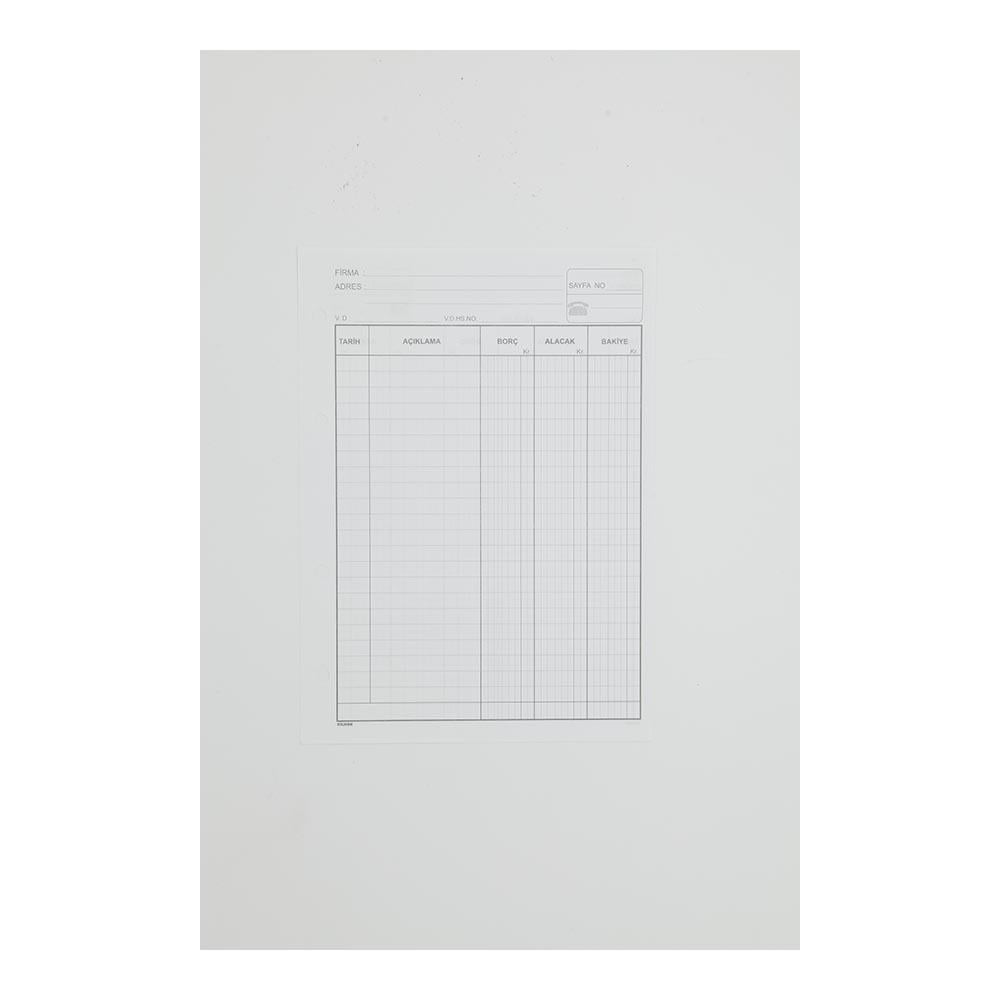 DİLMAN CARİ HESAP KLASÖR YEDEĞİ A5