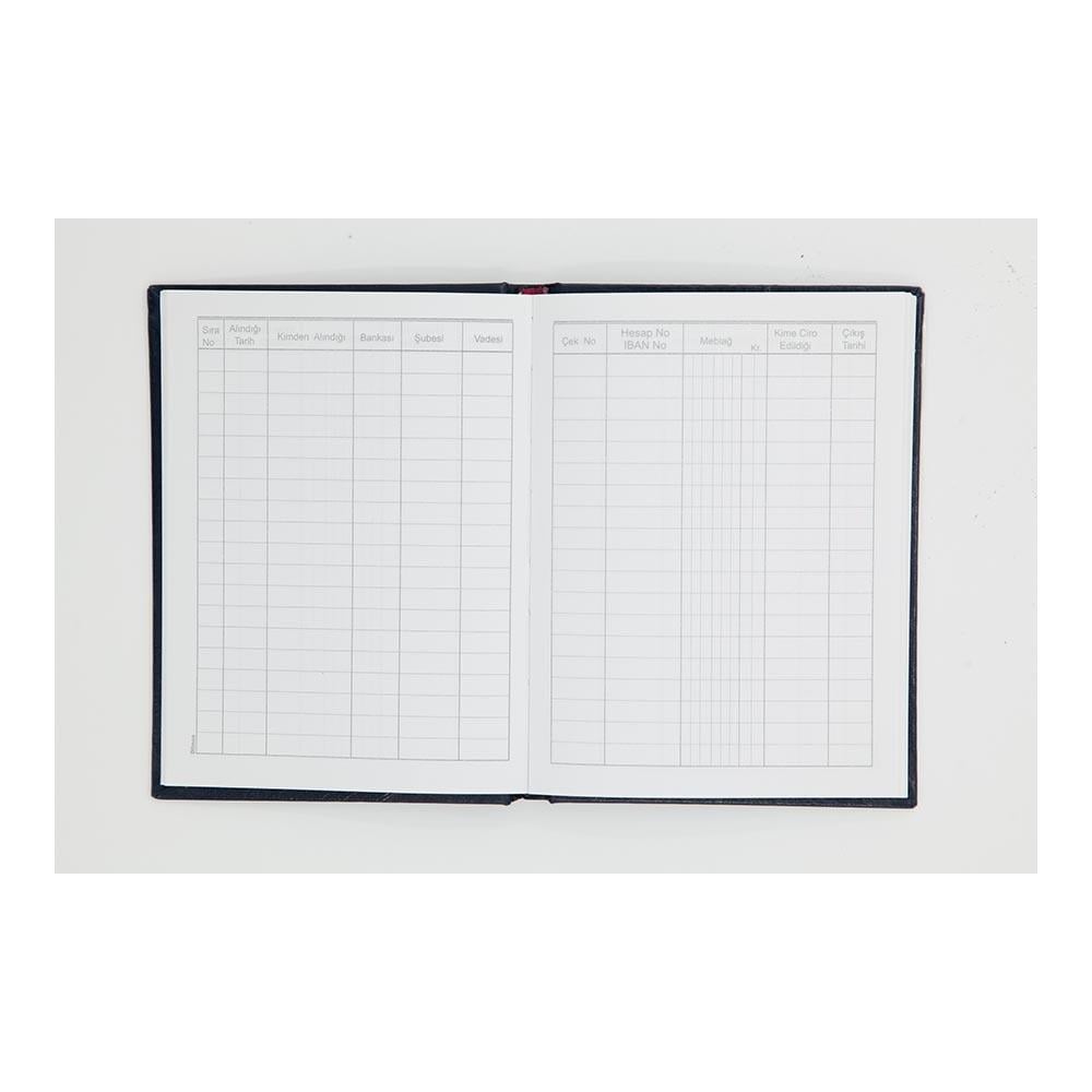 DİLMAN ÇEK KAYIT DEFTERİ 17X24 96YP
