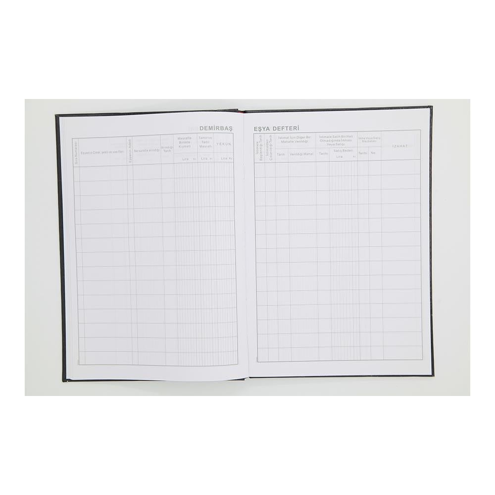 DİLMAN DEMİRBAŞ DEFTERİ CİLTLİ 96YP