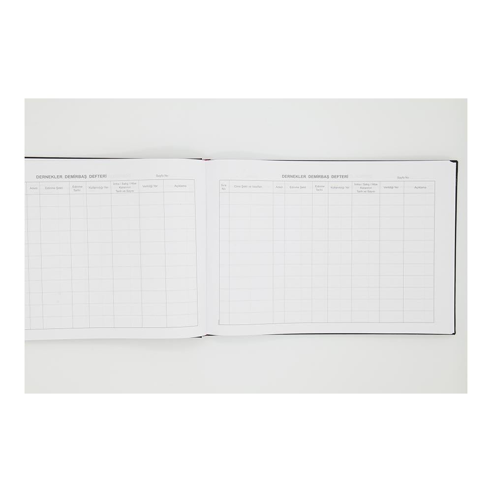 DİLMAN DERNEK DEMİRBAŞ DEFTERİ 96YP