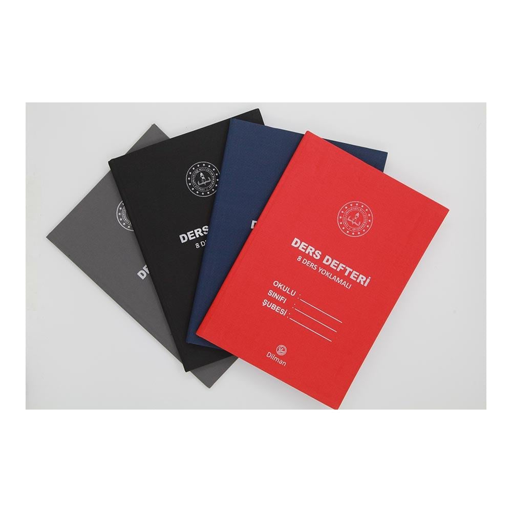 DİLMAN DERS DEFTERİ 8 DERS YOKLAMALI IMPERTEKS KAPAK