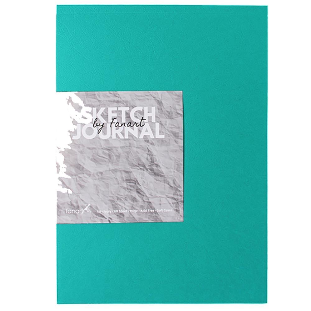 FANART 8662 ACADEMY SKETCH JOURNAL 110GR A4 60YP TURKUAZ