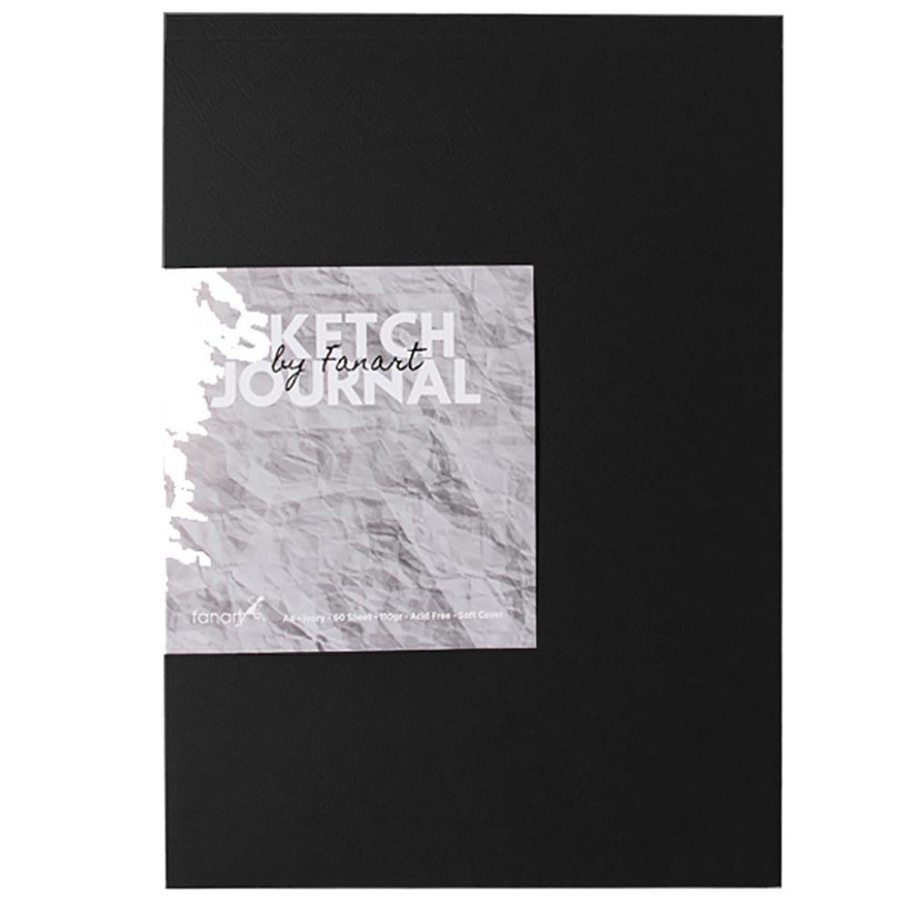 FANART 8664 ACADEMY SKETCH JOURNAL 110GR A4 60YP SİYAH