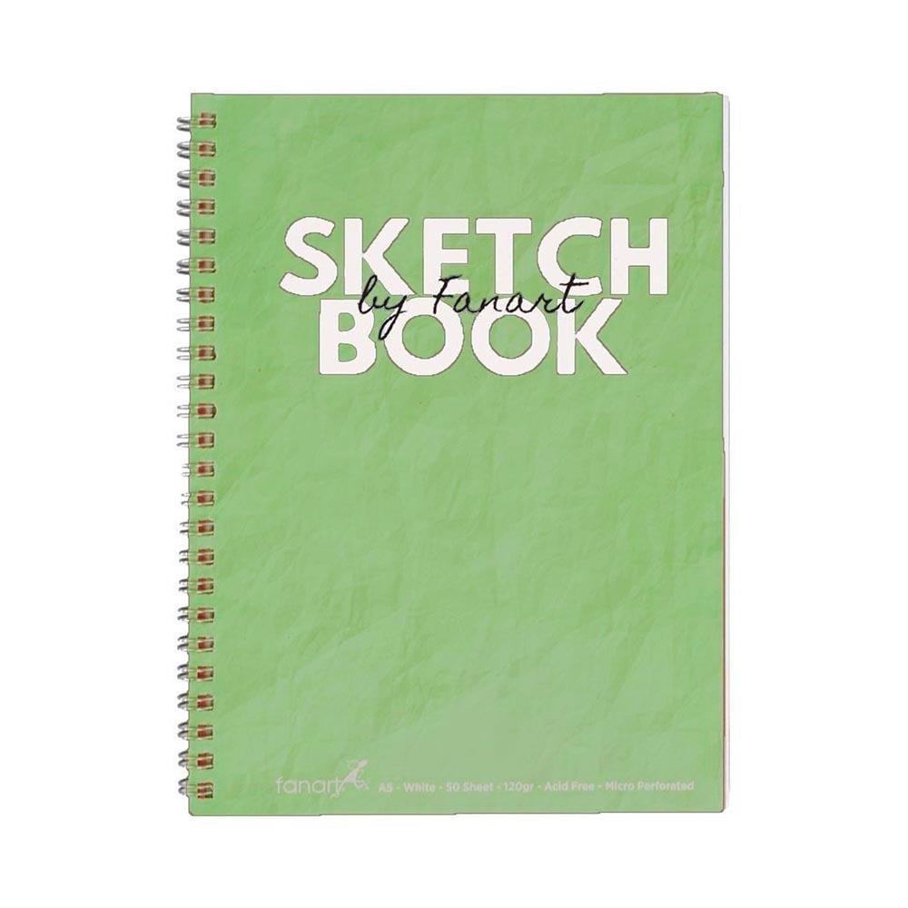 FANART 8673 ACADEMY SKETCH BOOK SPR.120GR A4 50YP YEŞİL