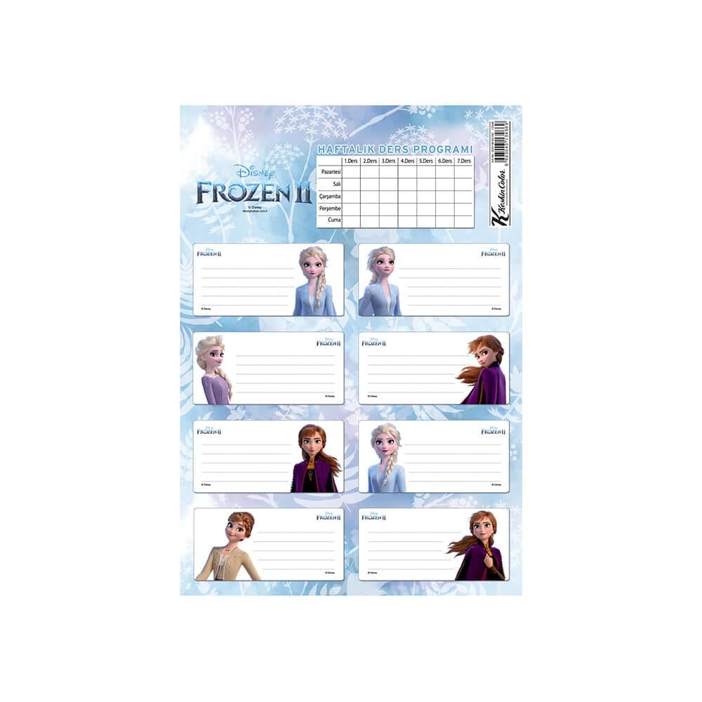 KESKİN 220130-92 FROZEN II DERS PROG.3LÜ ETİKET