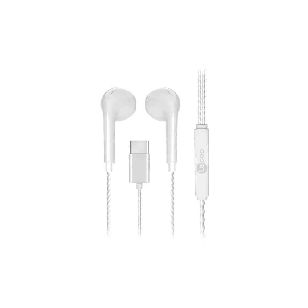 LECOO EH104C-W TYPE-C KABLOLU MİKROFONLU KULAKLIK  BEYAZ