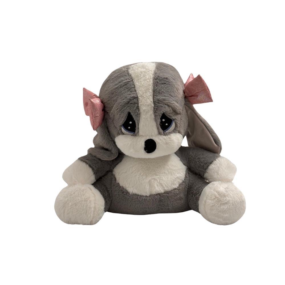 MY FRİEND 407944 PELUŞ FİYONKLU ÜZGÜN KÖPEK GRİ