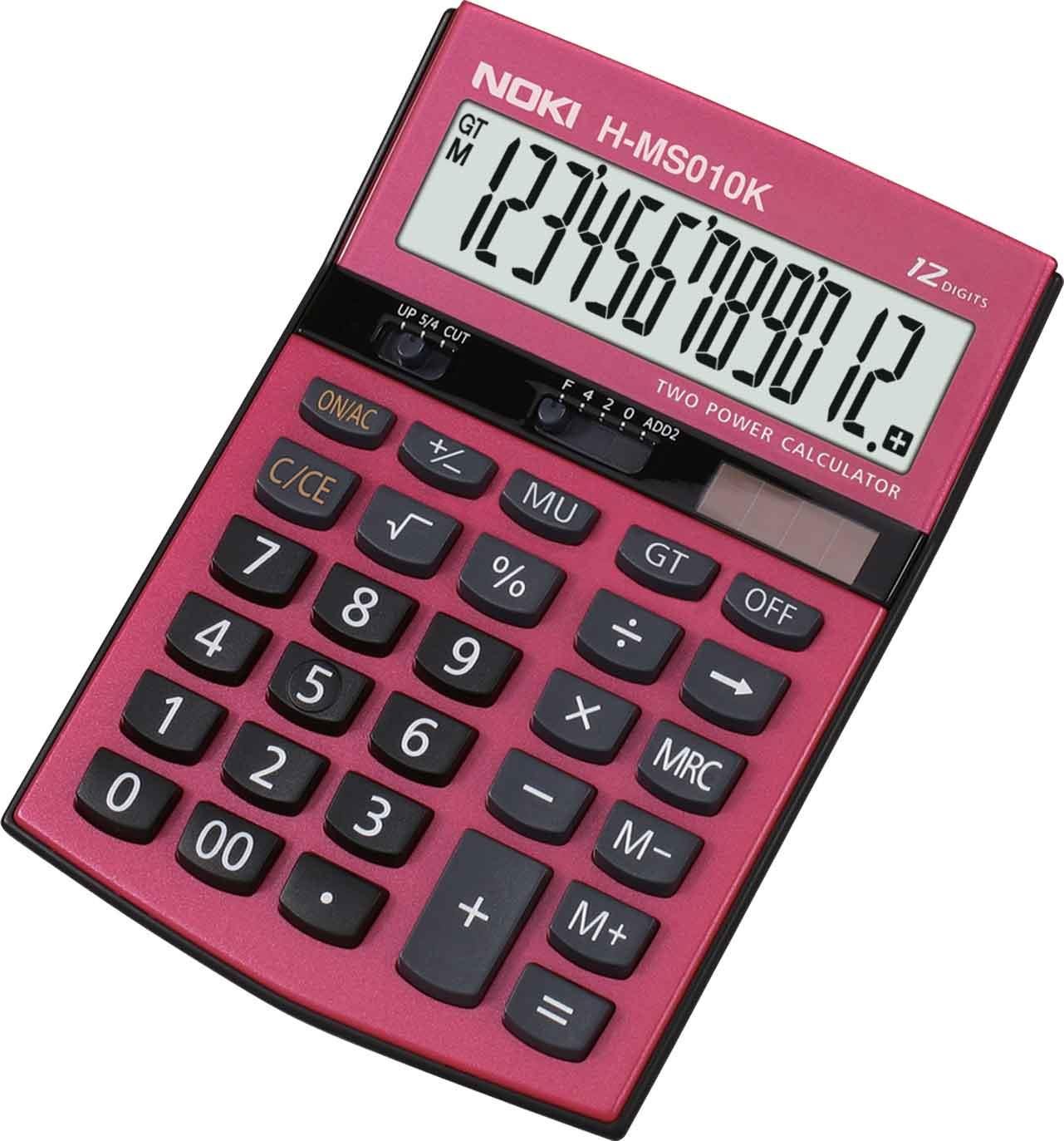 NOKİ HESAP MAKİNASI KIRMIZI H-MS010K