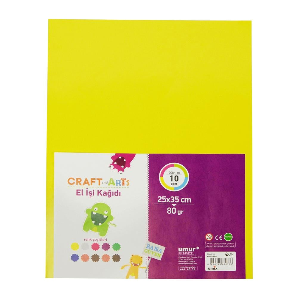 UMUR 2084-D ELİŞİ KAĞIDI DOSYALI 10 RENK