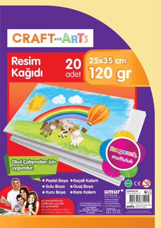 UMUR 2095 RESİM KAĞIDI 25X35 100LÜ
