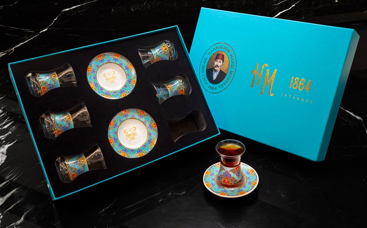 Special Turkish Tea Set (Contains 6)