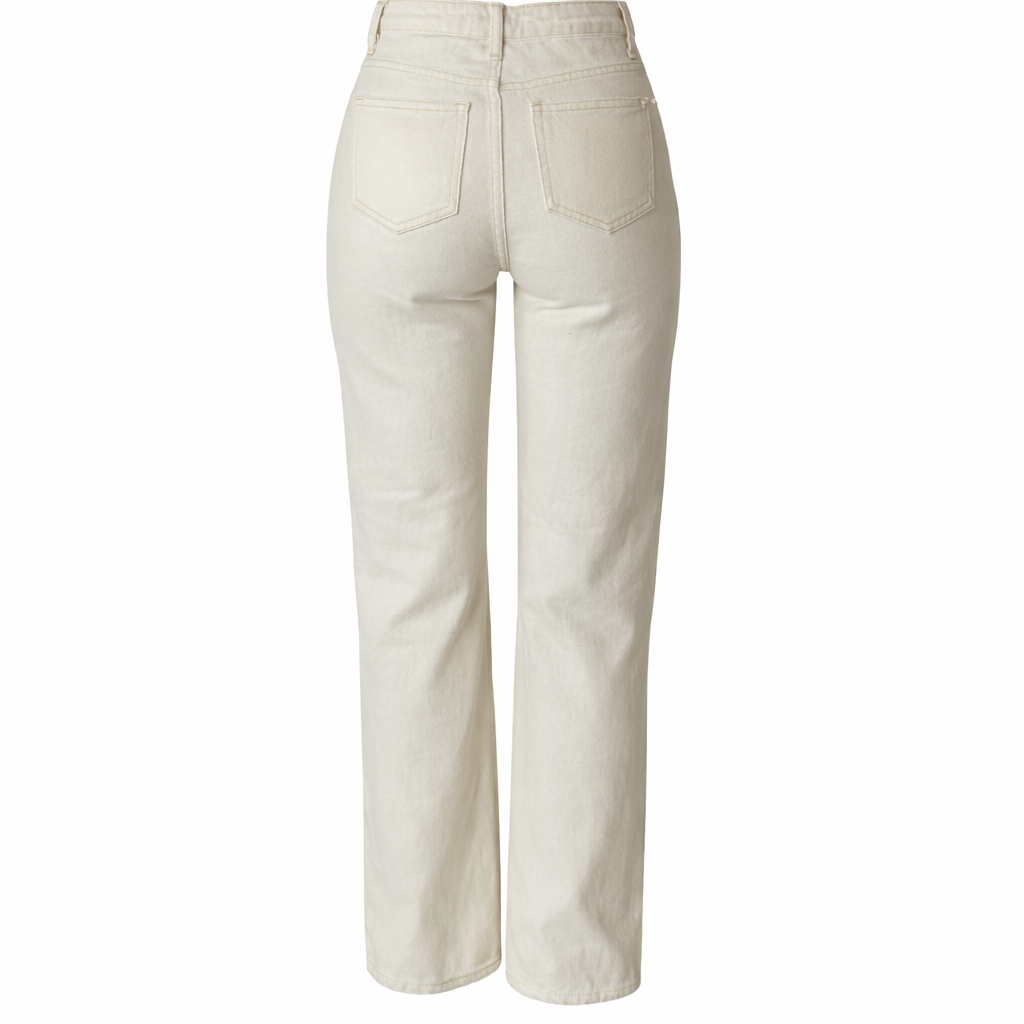 Bej Straightmania Jeans Pantolon