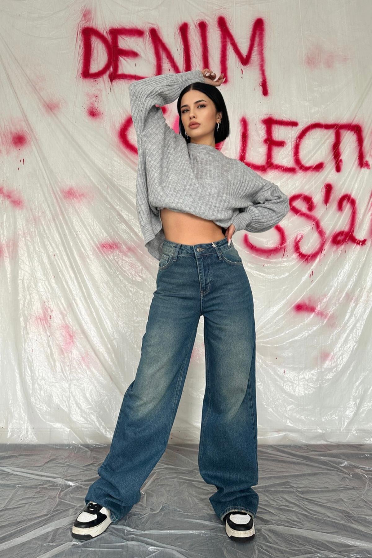 Comfy Jeans Pantolon - Lacivert